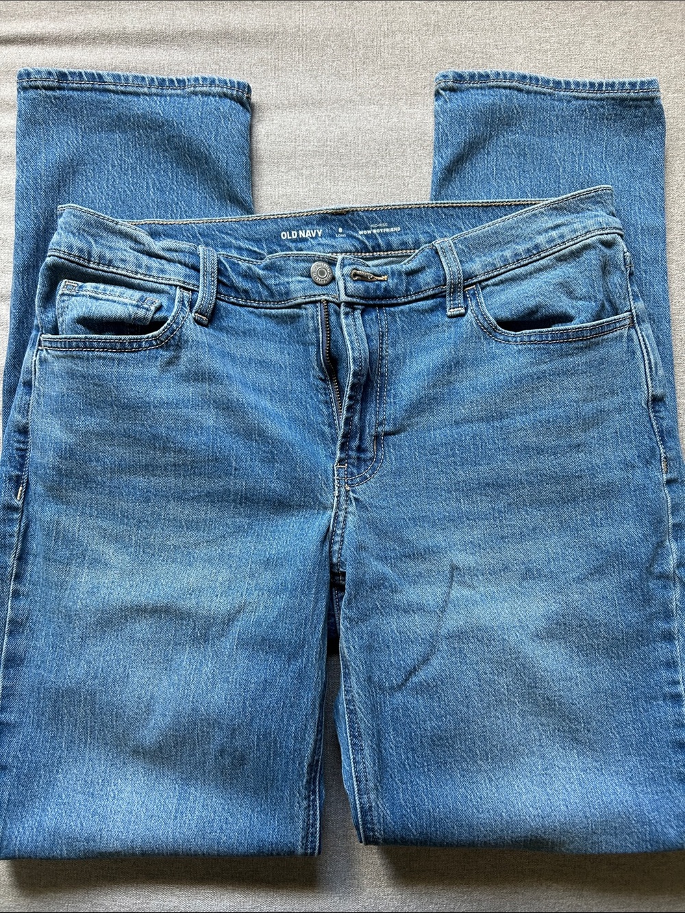 Old Navy Medium Blue Straight Jeans